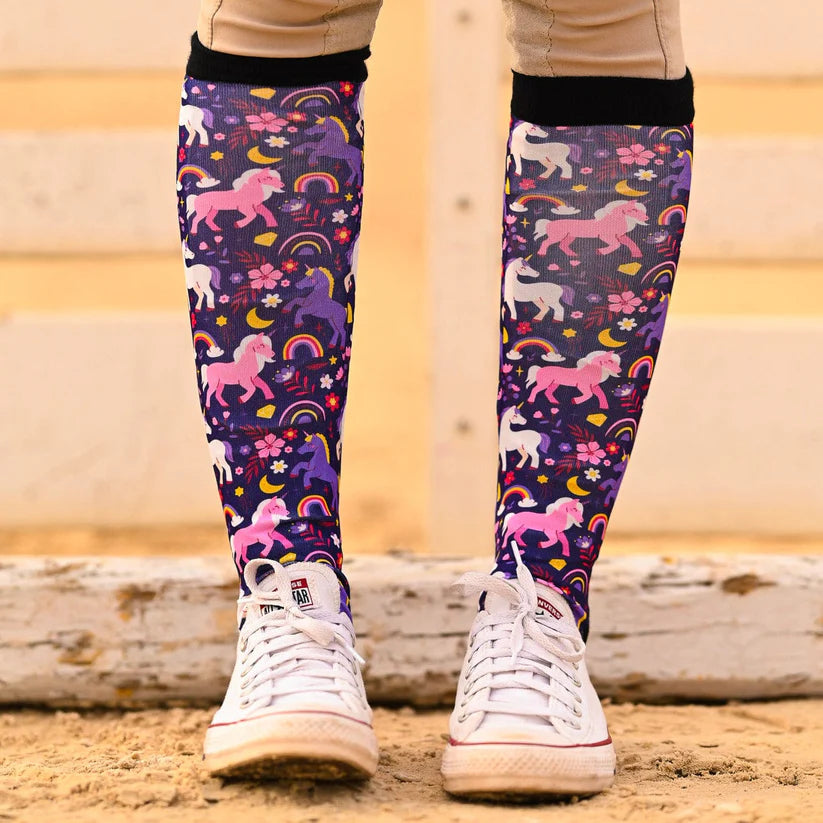 Unicorn Stroll Riding Socks